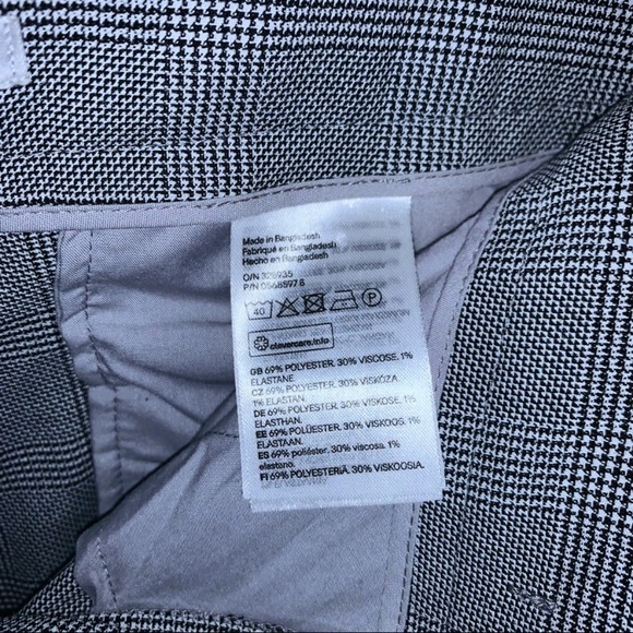 EUC H&M Gray Plaid Skinny Pants - Picture 8 of 8